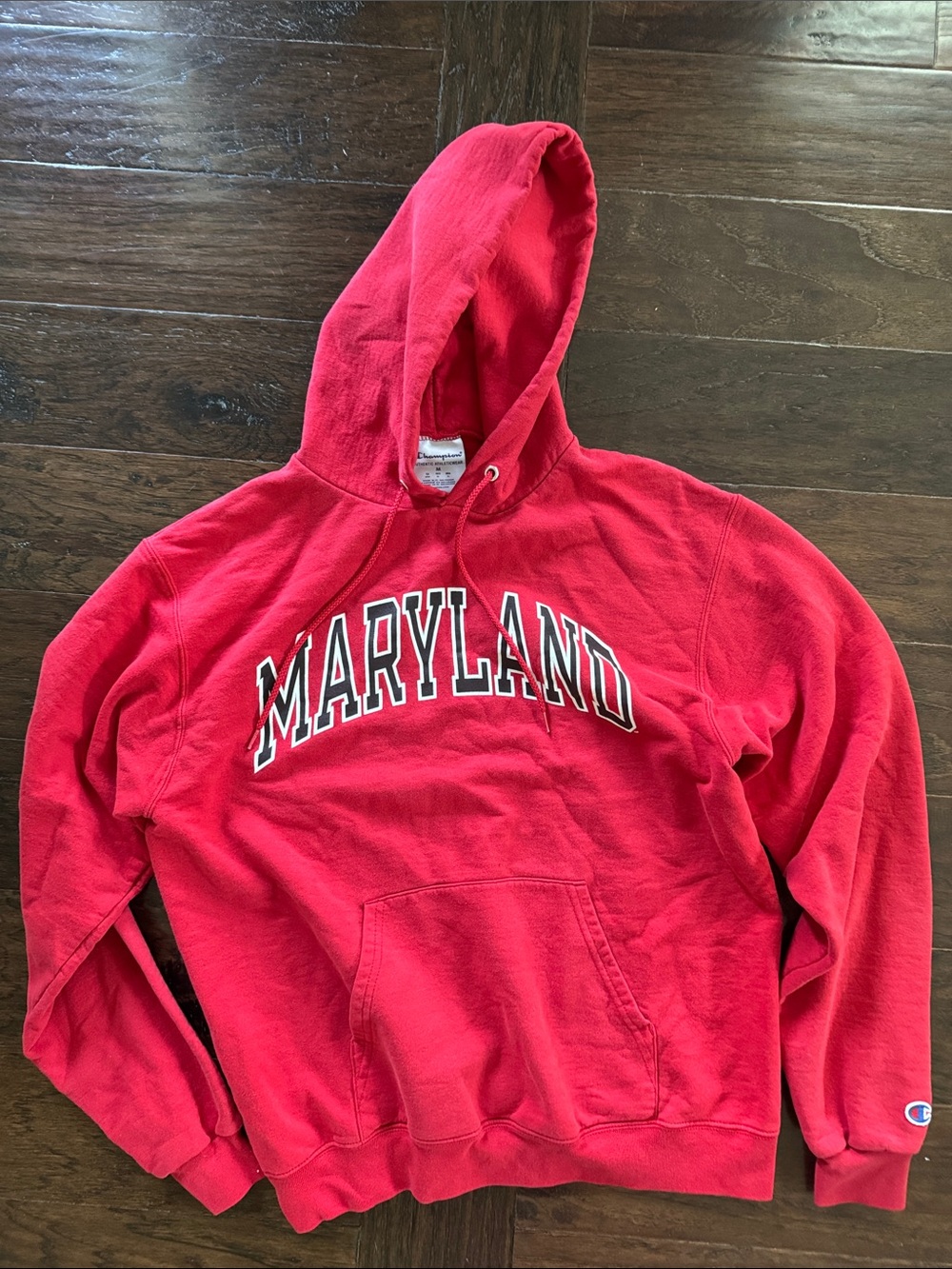 Maryland Terrapins Champion Red Pullover Hoodie men’s medium